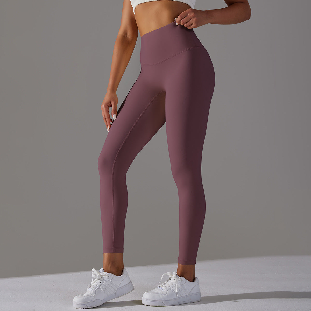 JogFit: "Finish Line" Performance Leggings - Maroon