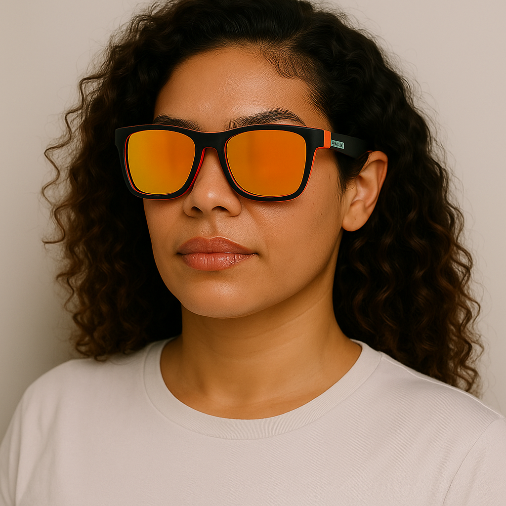 JogFit: "Sunrise" Polarized Performance Sunglasses - Orange