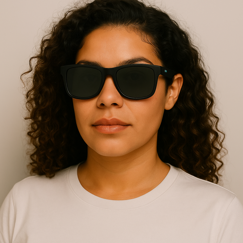 JogFit: "Sunrise" Polarized Performance Sunglasses - Black