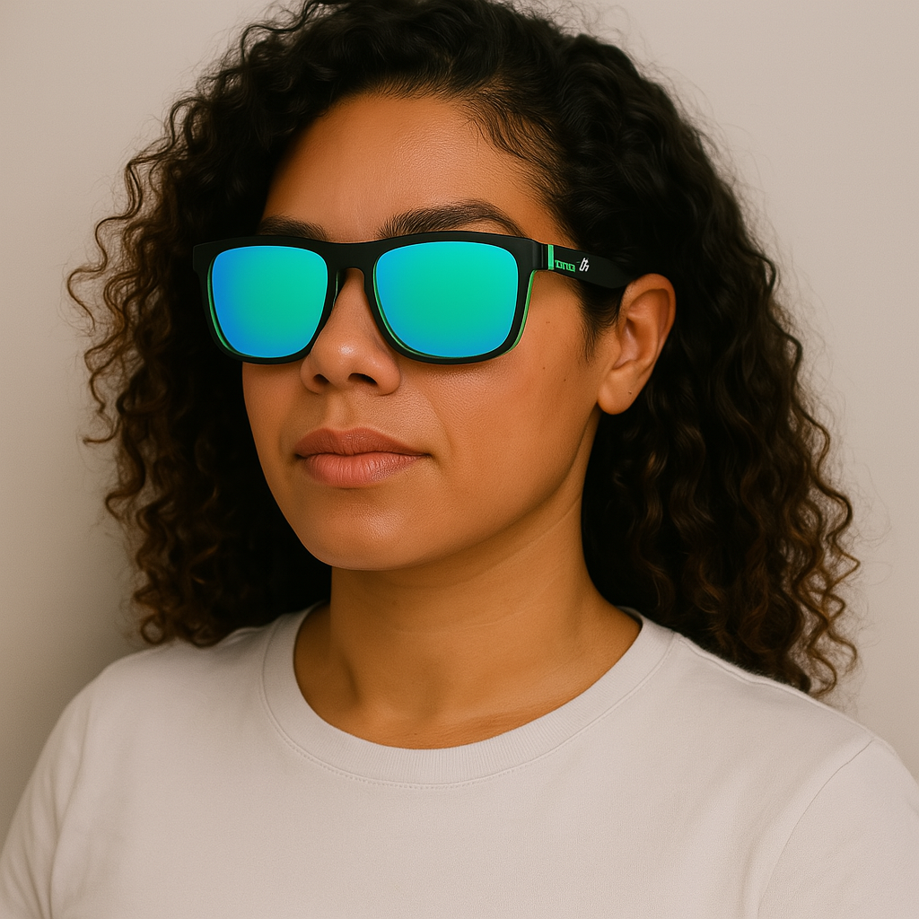 JogFit: "Sunrise" Polarized Performance Sunglasses - Lime