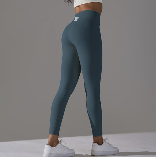 JogFit- "Finish Line" Performance Leggings - Teal