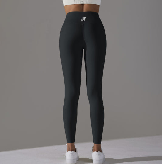 JogFit: "Finish Line" Performance Leggings - Black