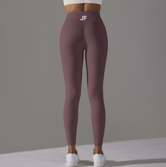 JogFit: "Finish Line" Performance Leggings - Maroon
