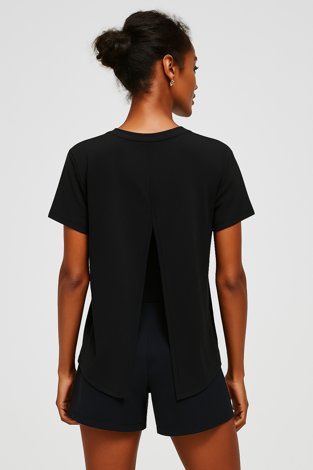 JogFit: "Cutesy" Performance Tee - Black