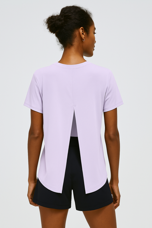 JogFit: "Cutesy" Performance Shirt - Lavender